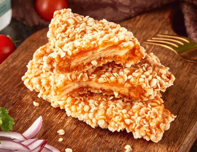 Snowflake chicken cutlet