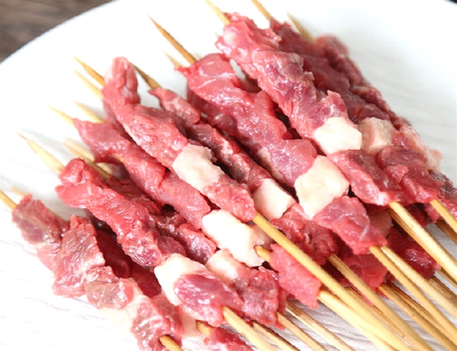 Beef and mutton kebabs